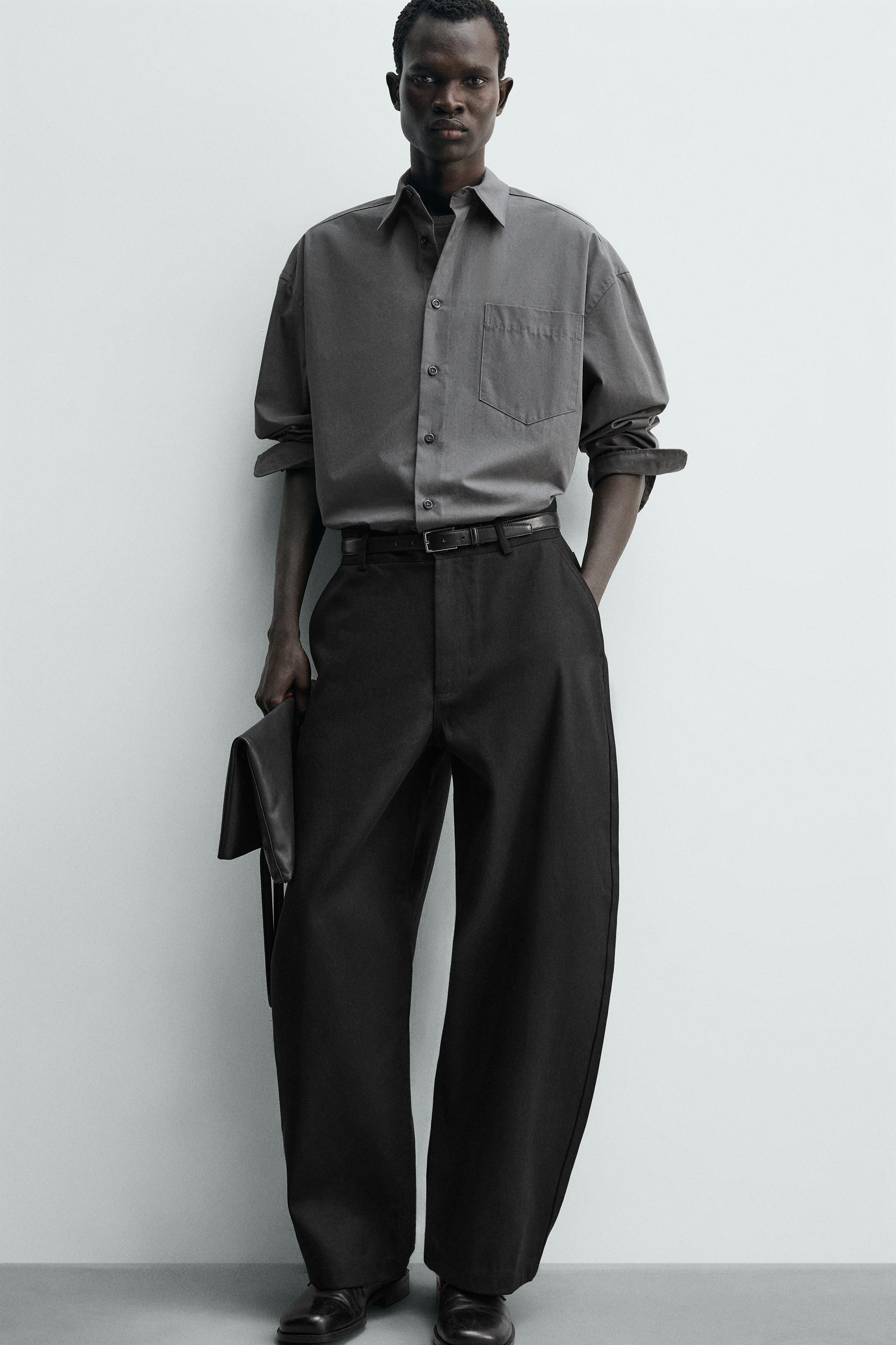PANTALON BARREL FIT LYOCELL - COTON